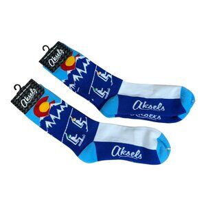 Two Pair Colorado Skiing‎ Socks